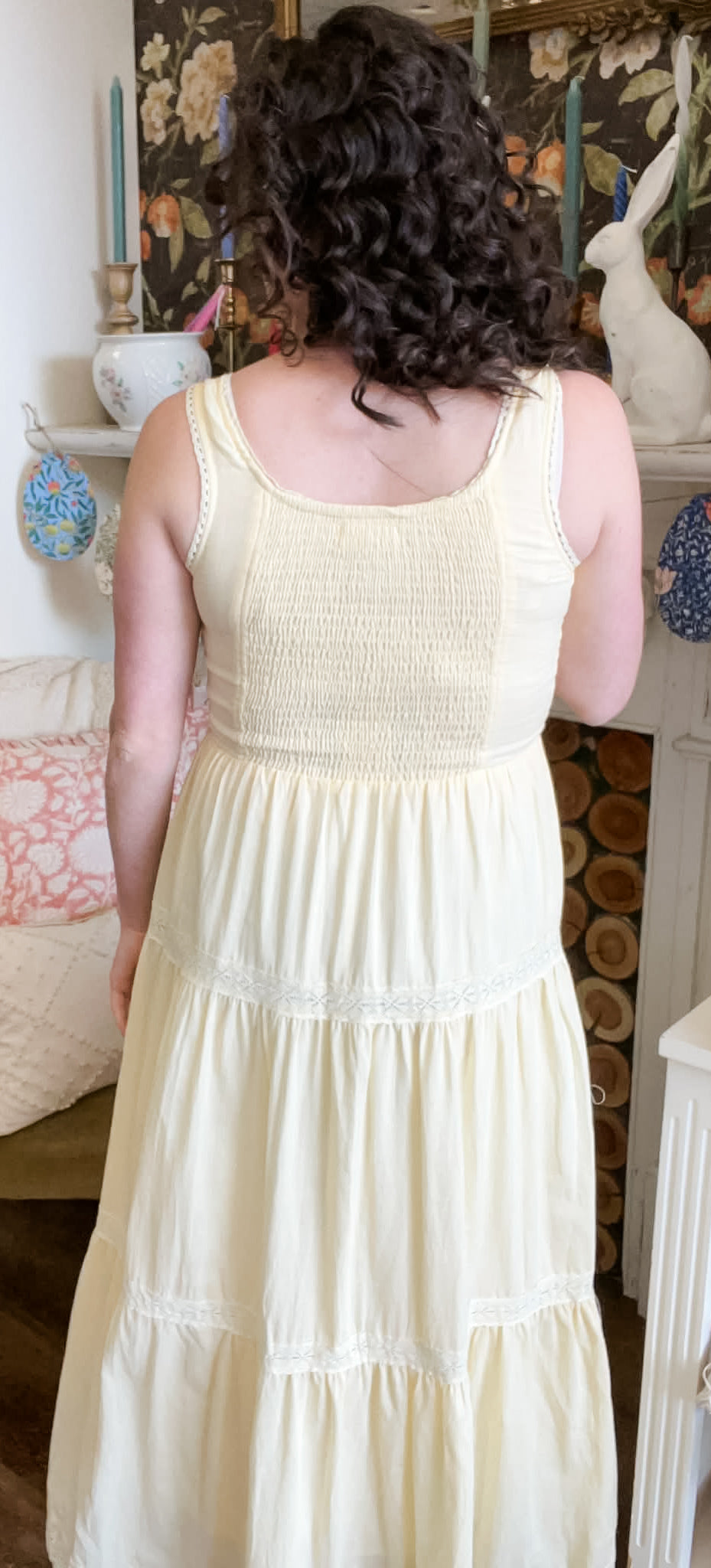 Sunny Days Cotton Sleeveless Maxi Dress (Small to Large)