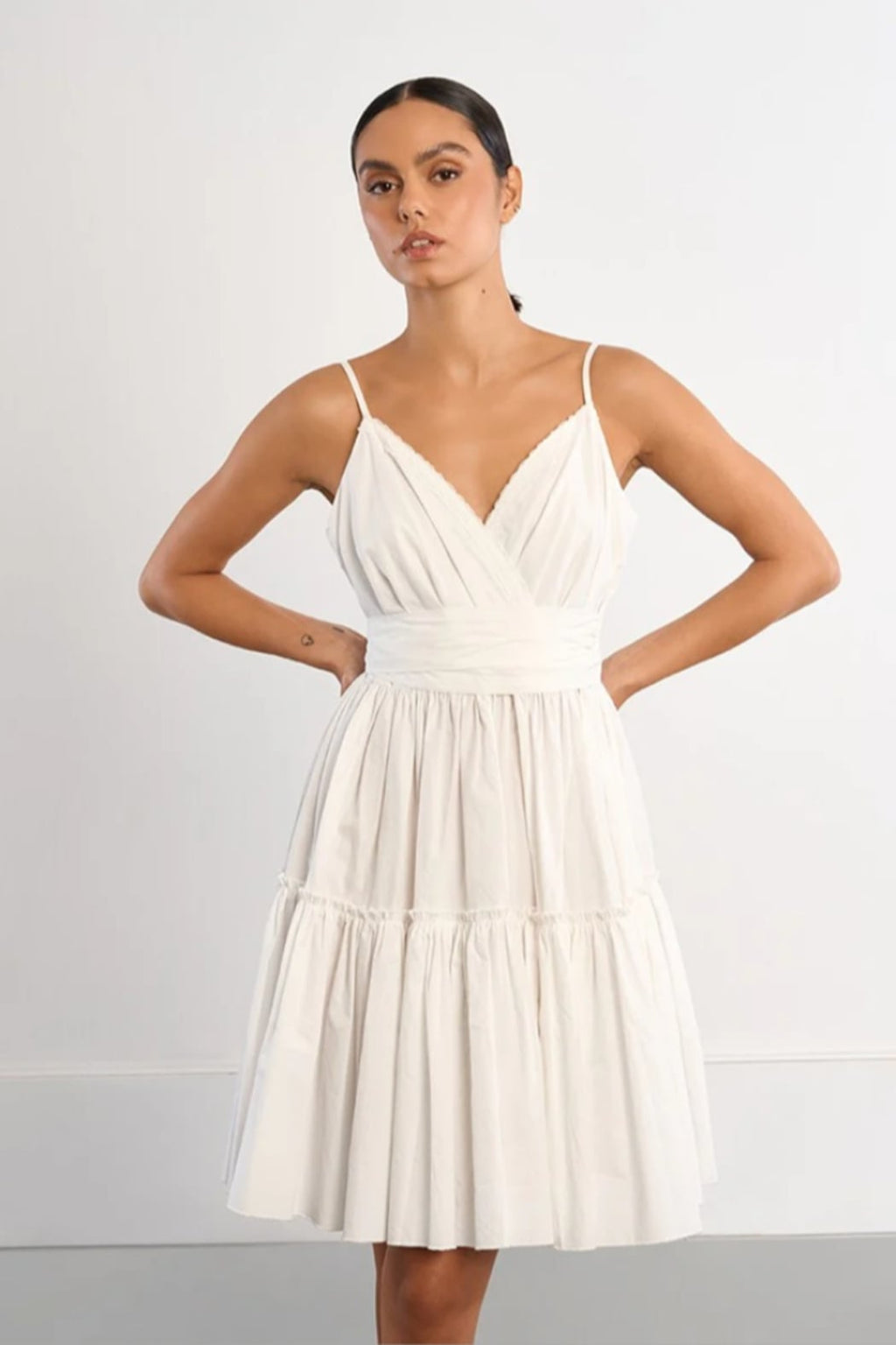 Romantic Ruffled Mini Dress