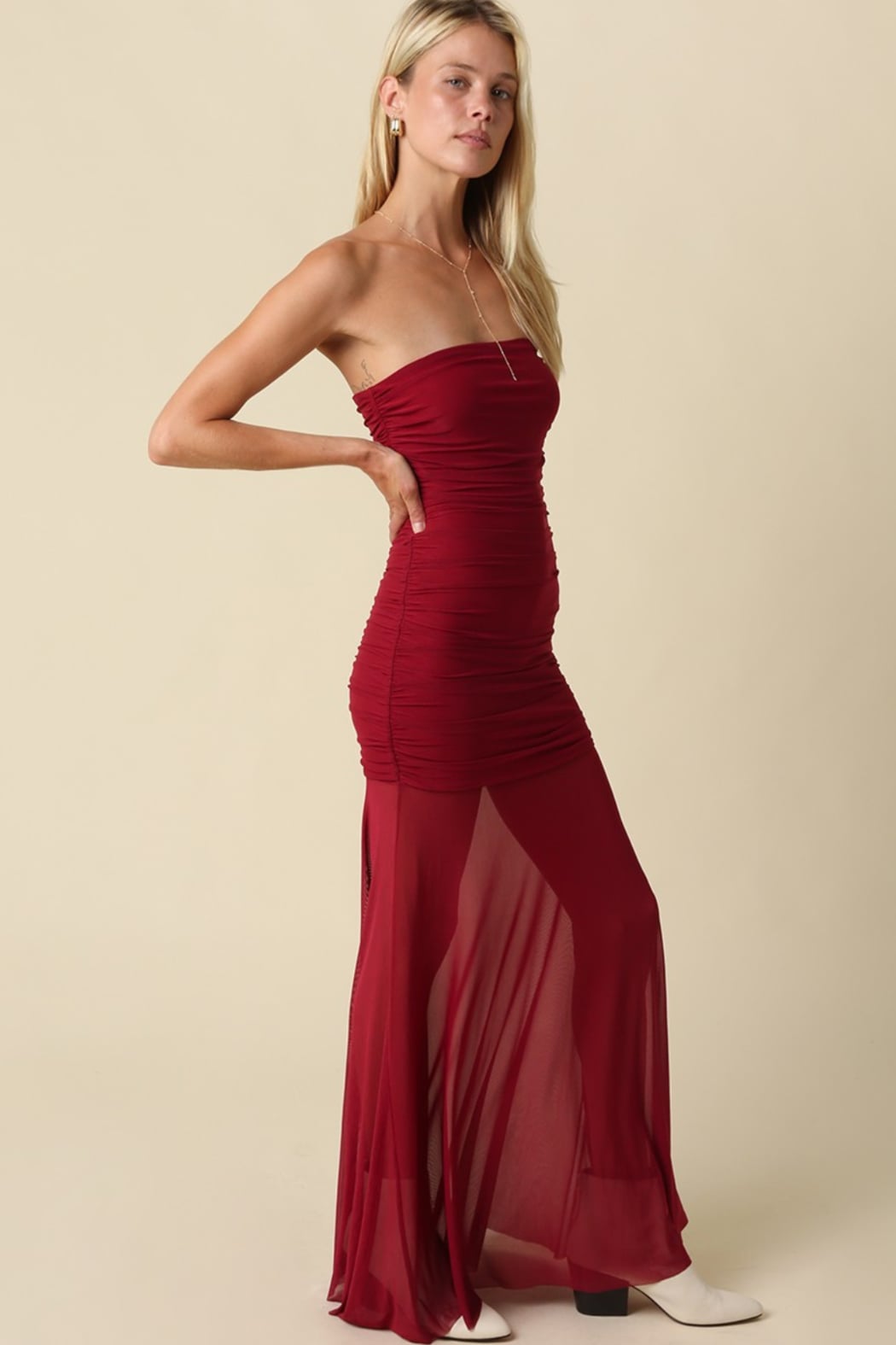 Romy Solid Maxi Dress