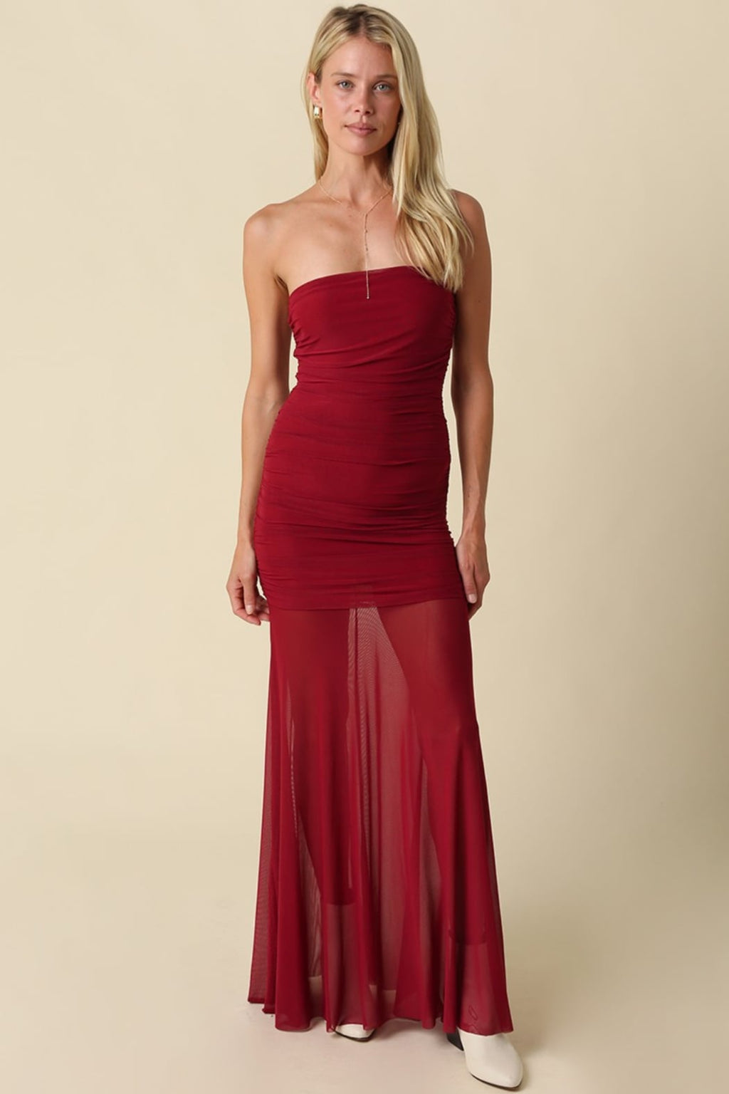 Romy Solid Maxi Dress