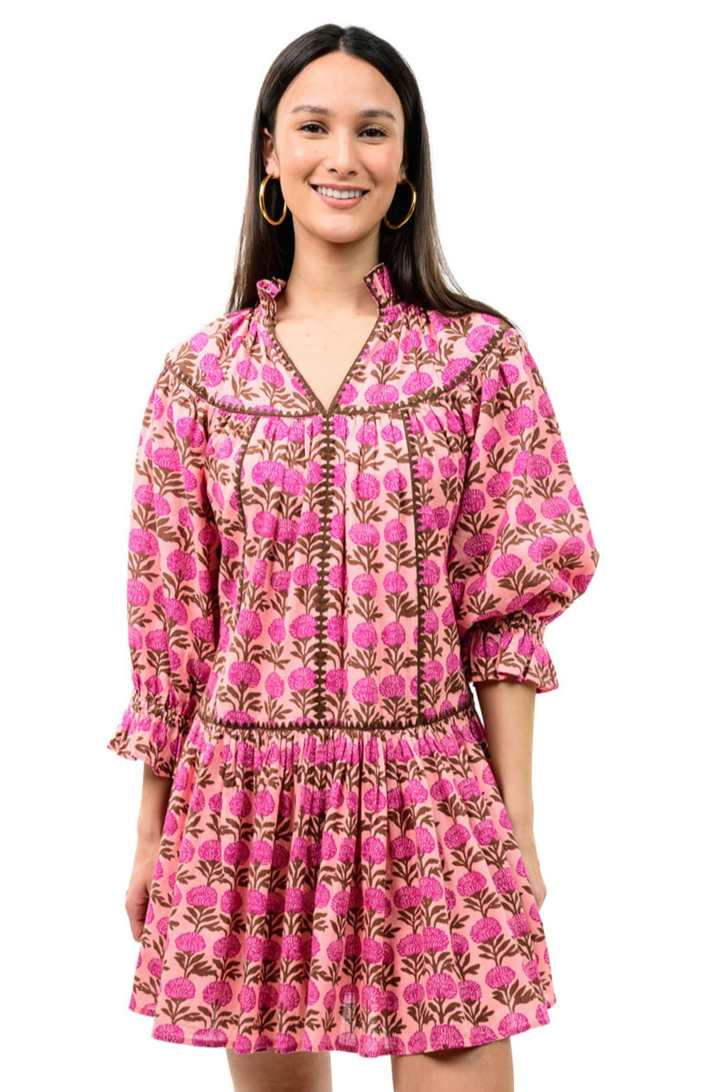 Ruffle Collar Dress