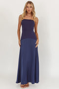 Bernadine Navy Strapless Dress