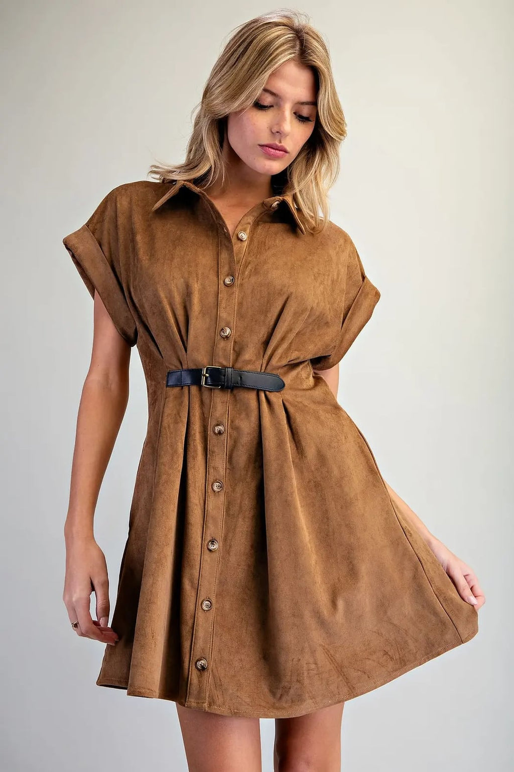 Sassy in Suede dress