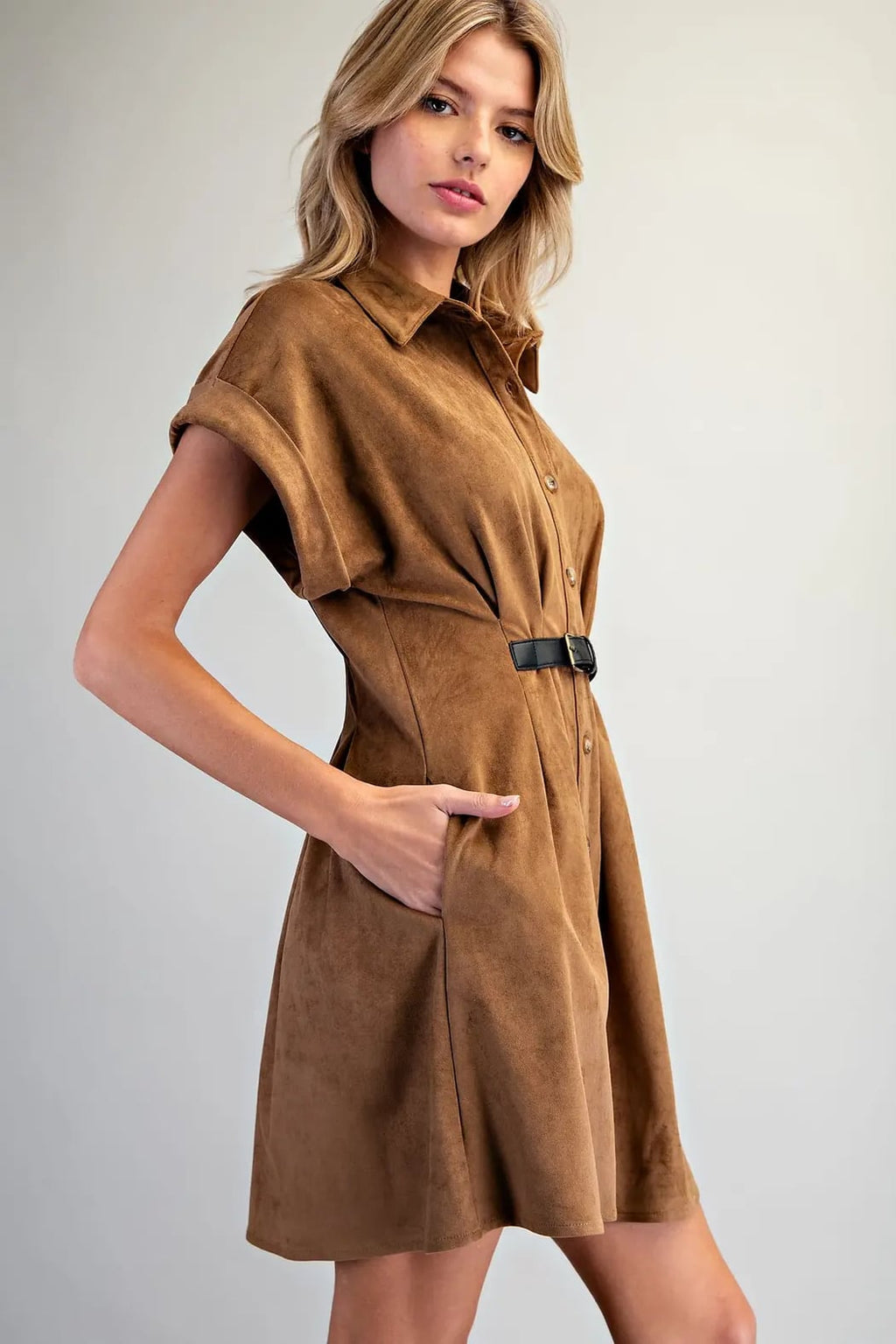 Sassy in Suede dress