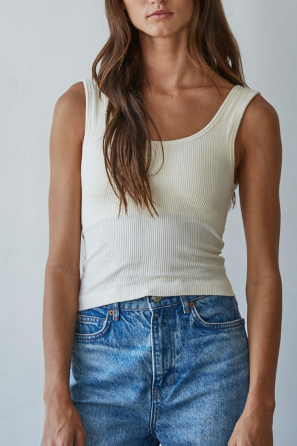 Seamless Padded Rib Tank