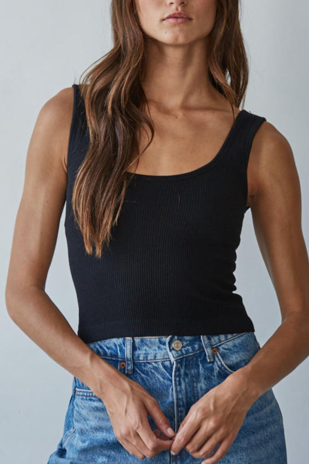 Seamless Padded Rib Tank