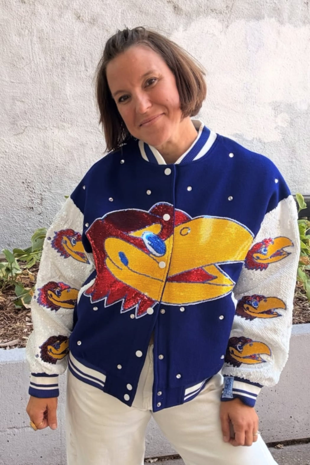 Sequin Bomber Jacket