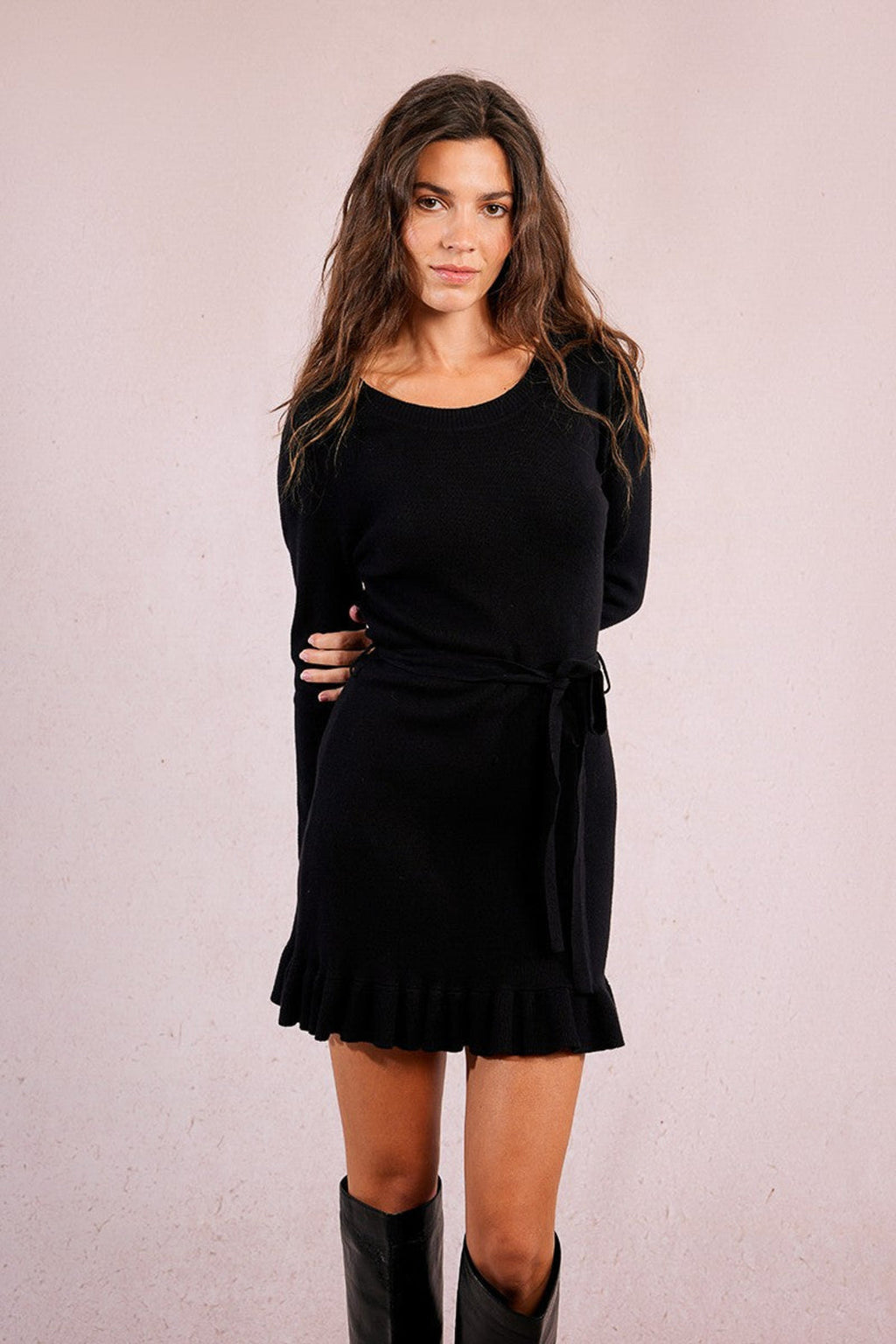 SIMPLE KNIT DRESS