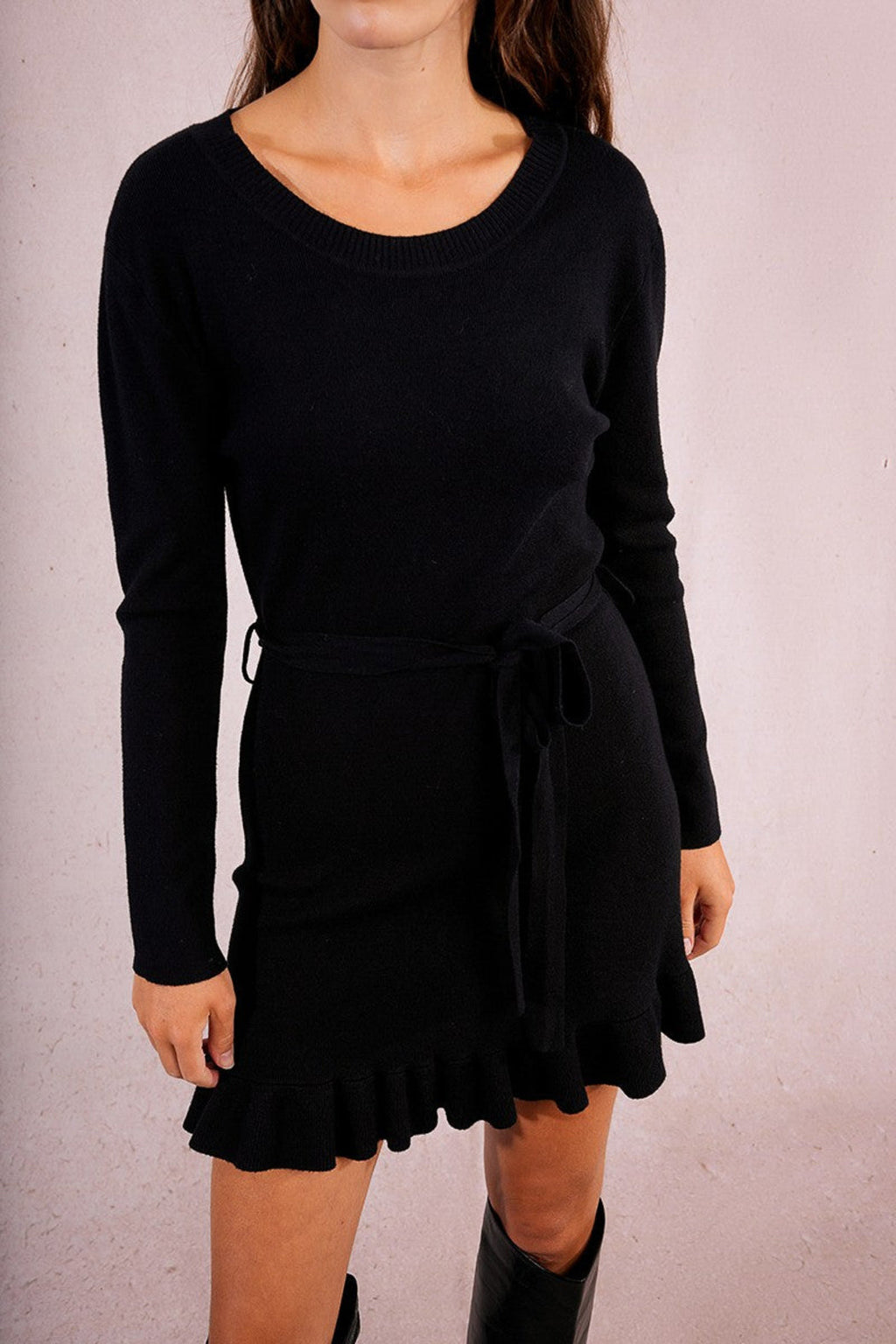 SIMPLE KNIT DRESS