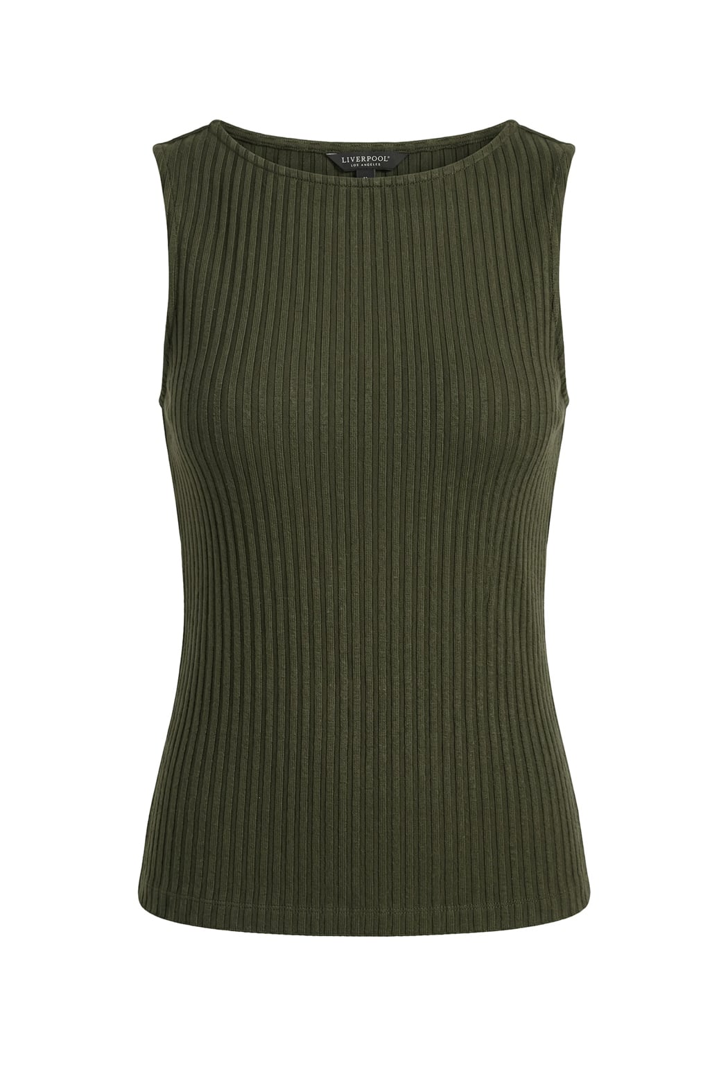 Sleeveless Boat Neck Top