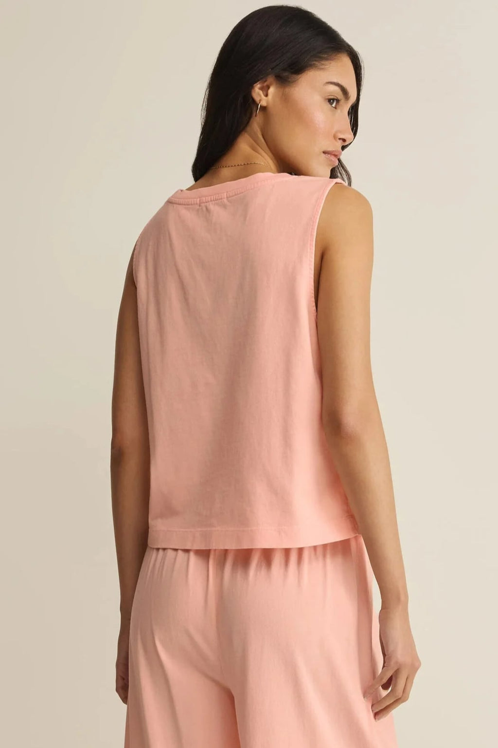 Sloan V-neck Cotton Jersey Top