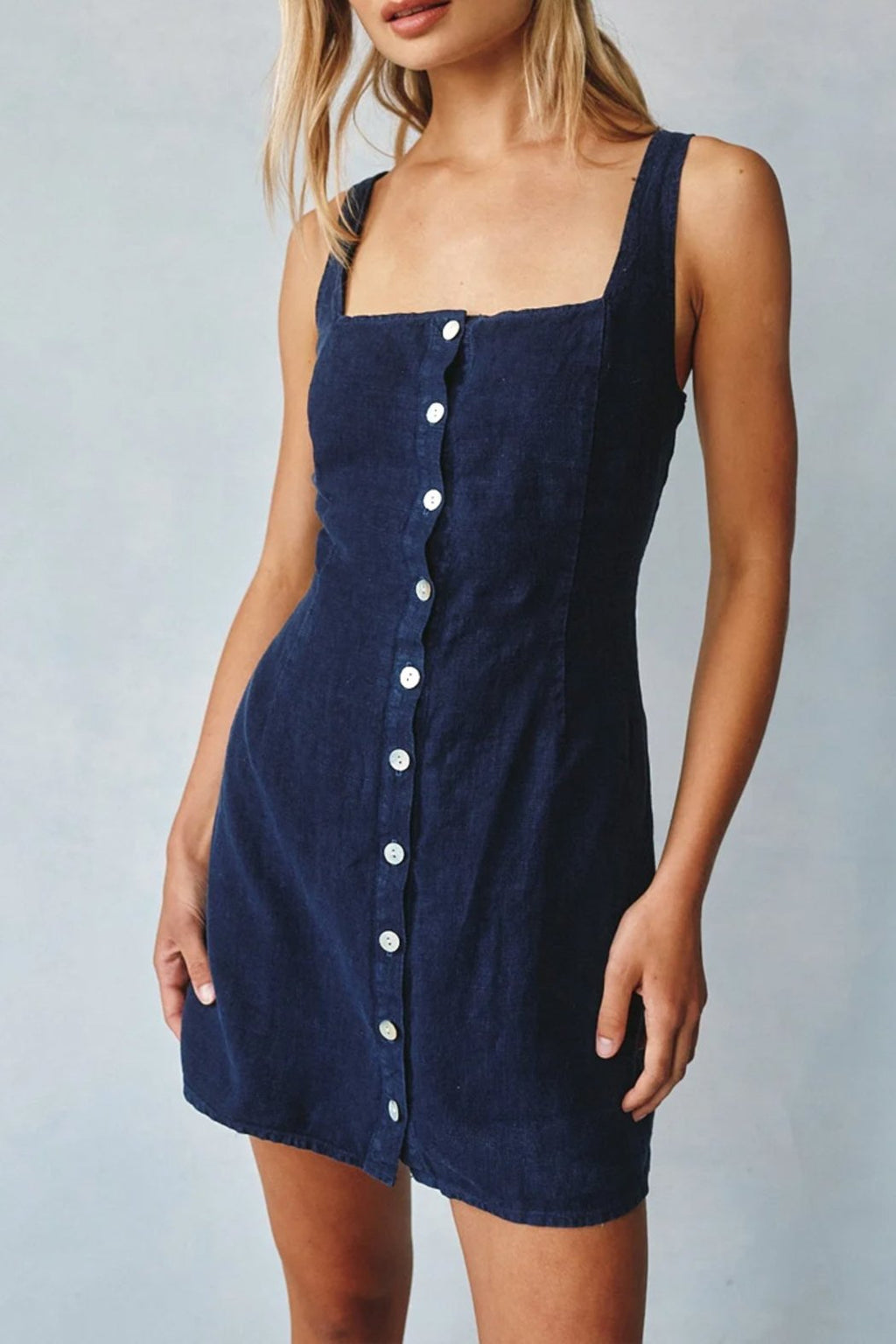 Square Neck Mini Dress
