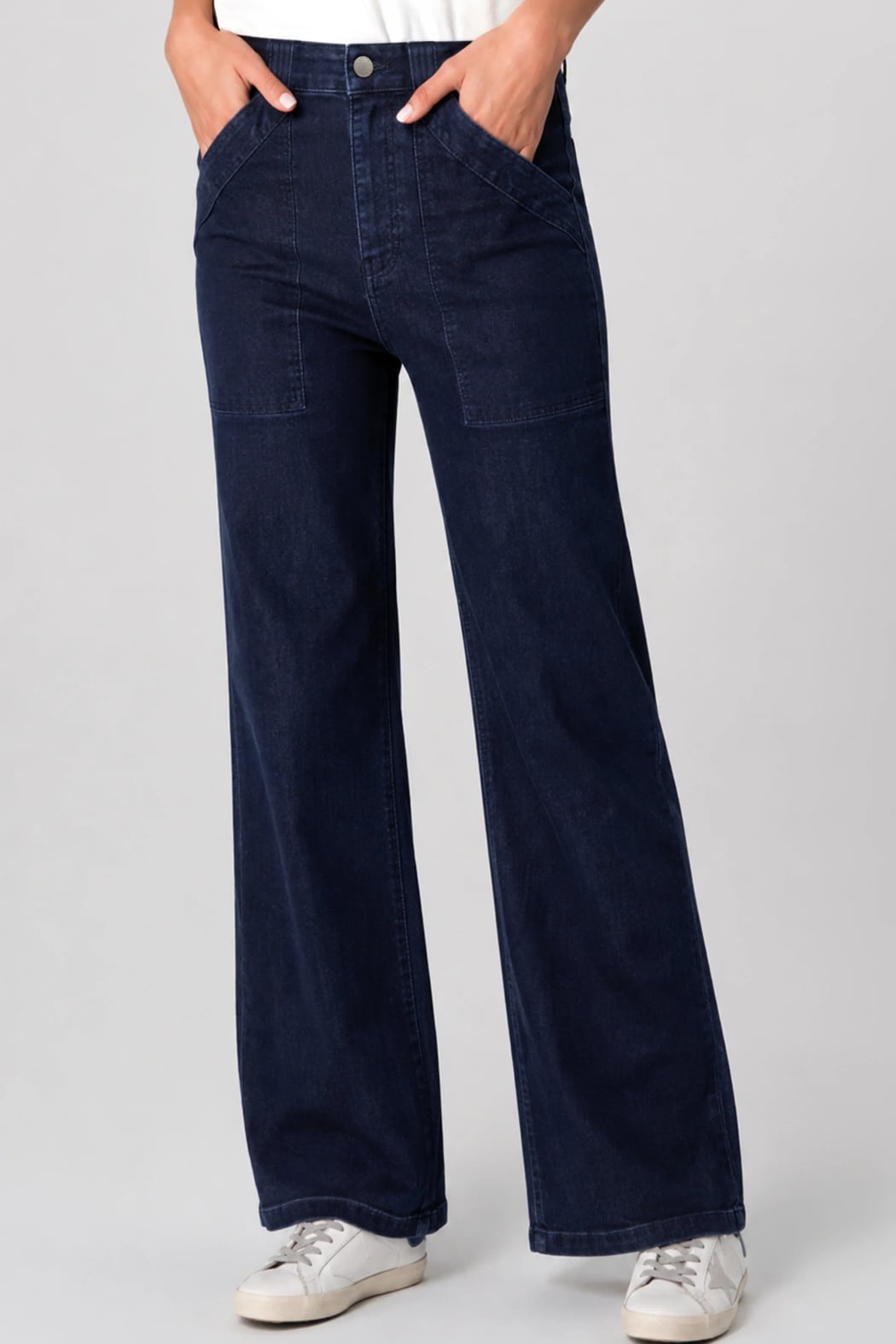 Stride HR Wide Leg Jeans