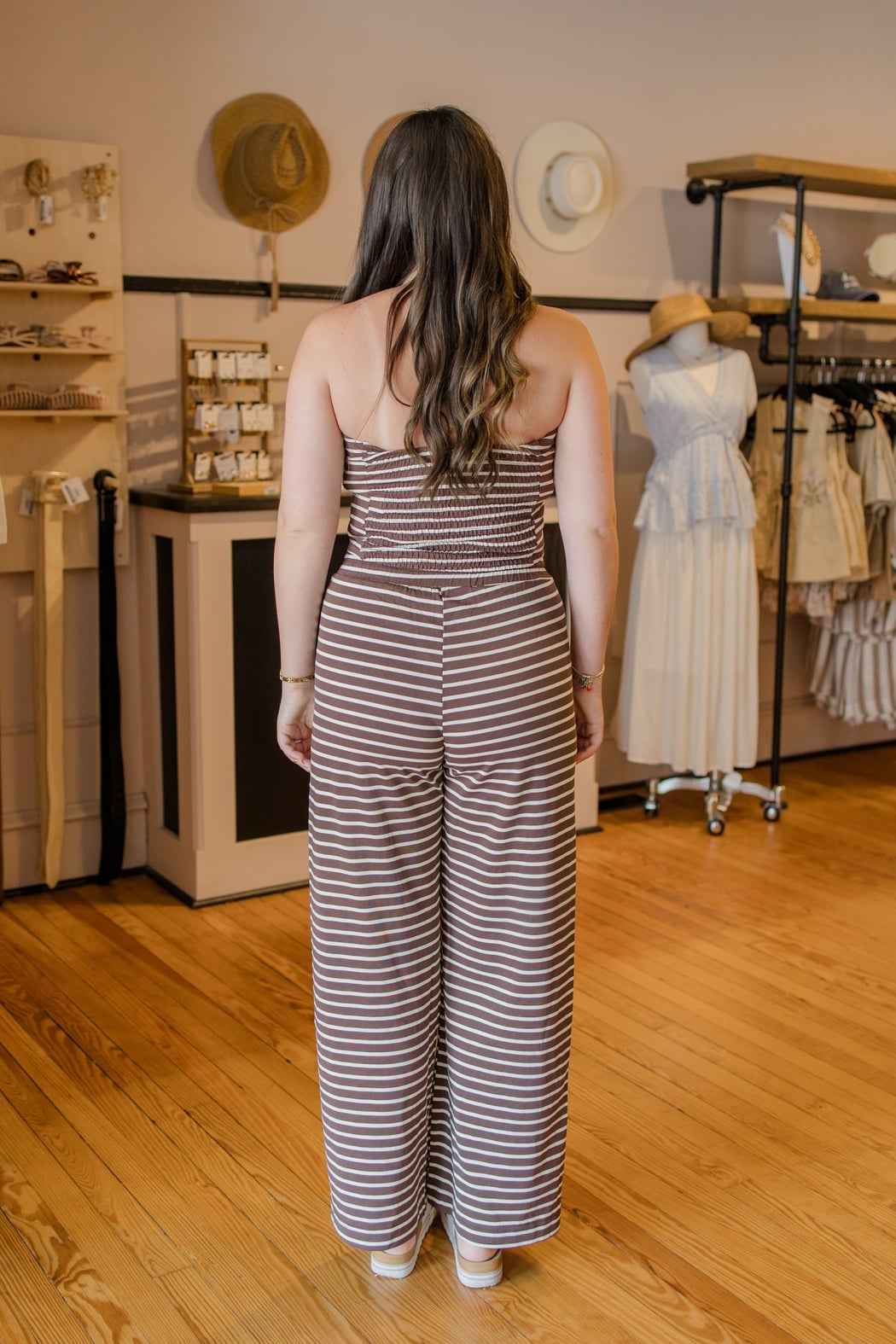 Striped Knit Tube Top