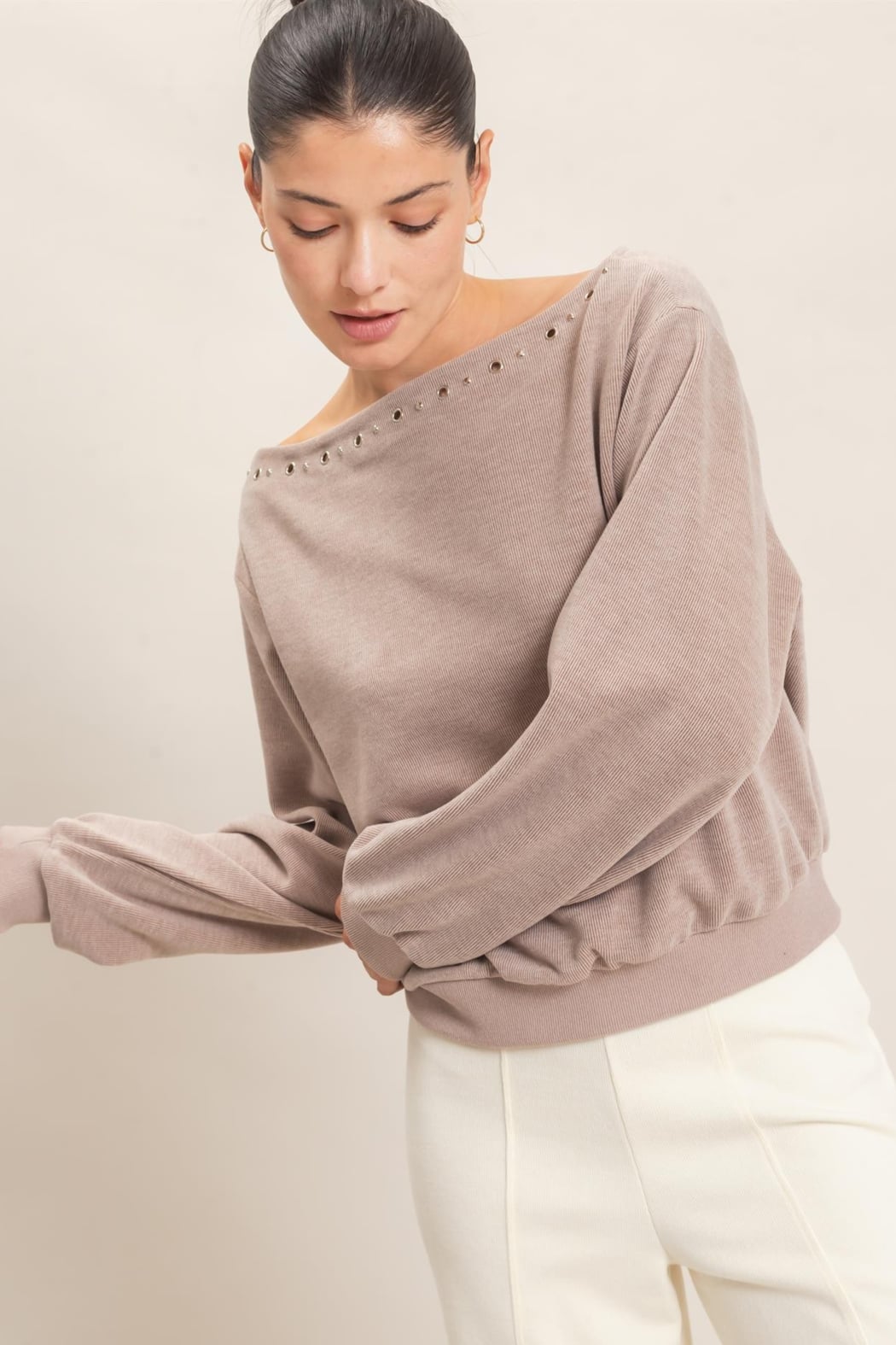 Studded Sweatshirt