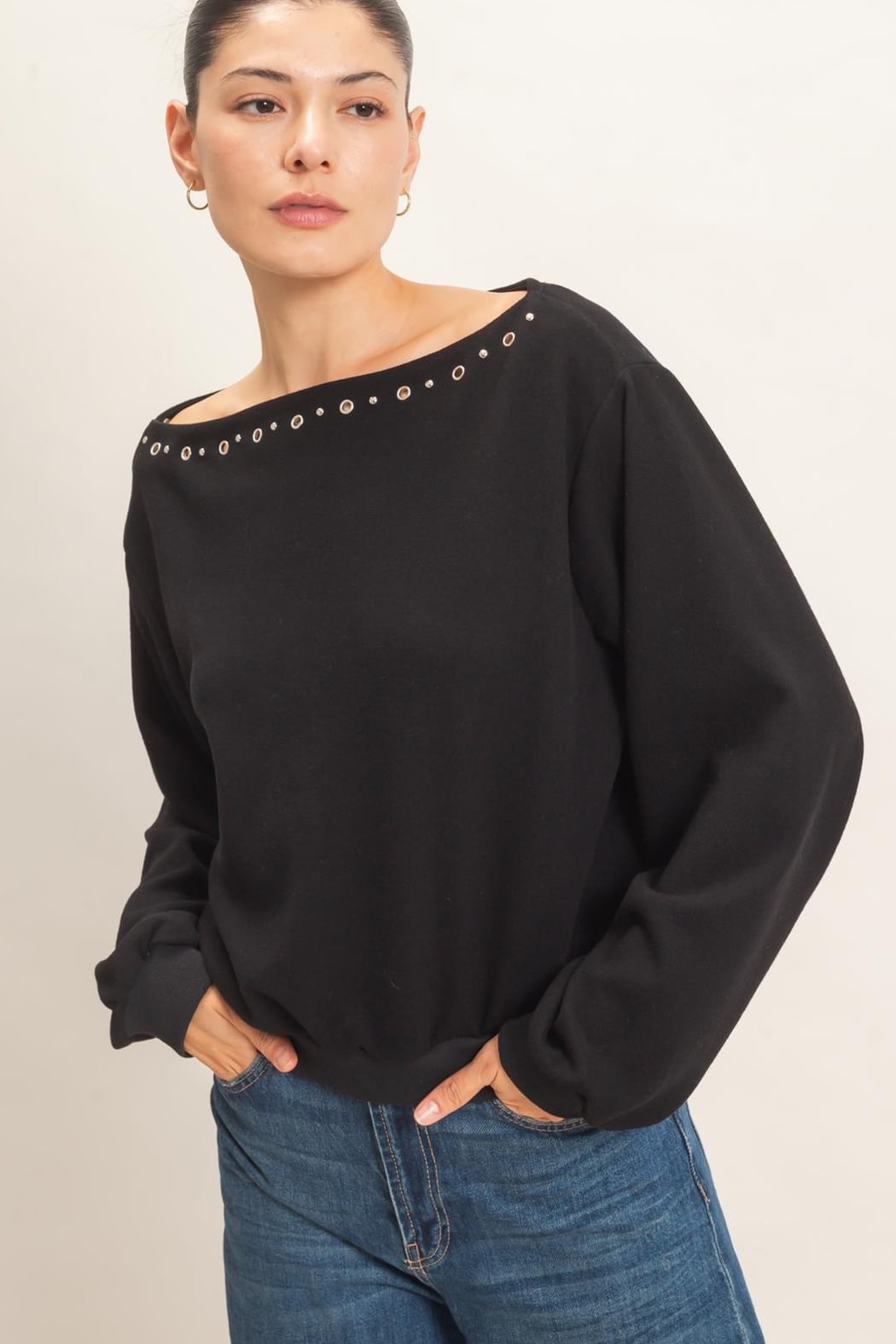 Studded Sweatshirt