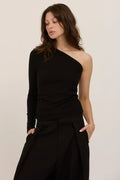 Sunset Blvd One Shoulder Top