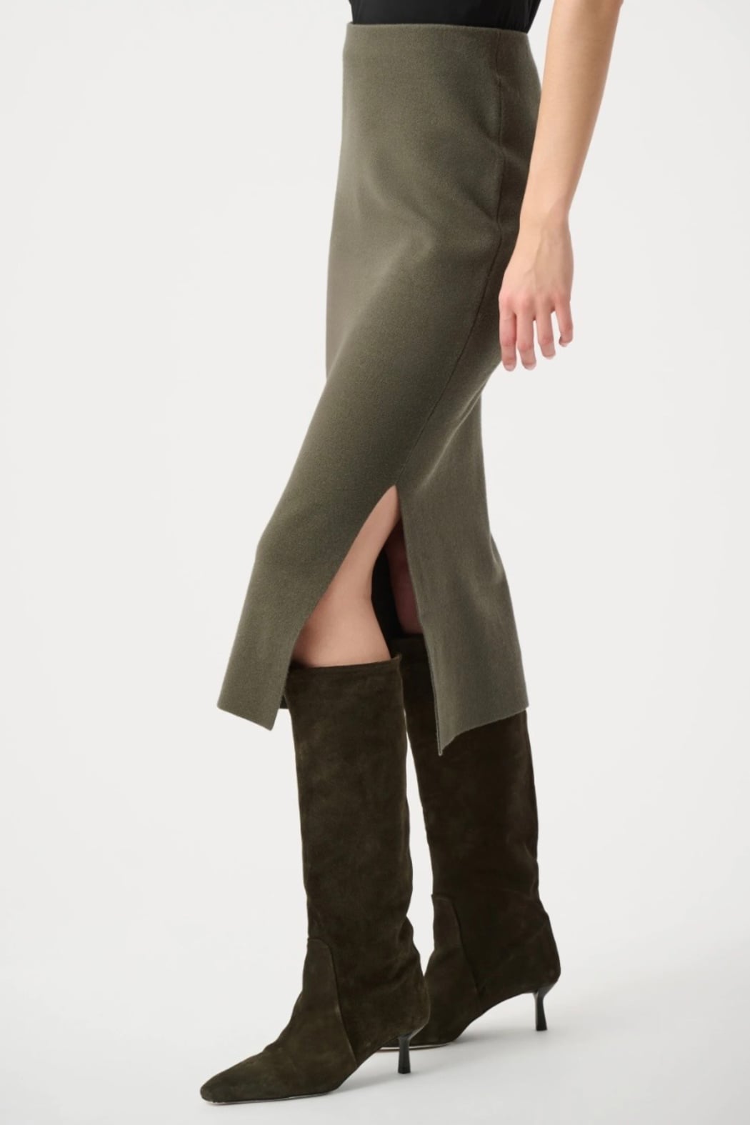 Sweater Knit Midi Skirt