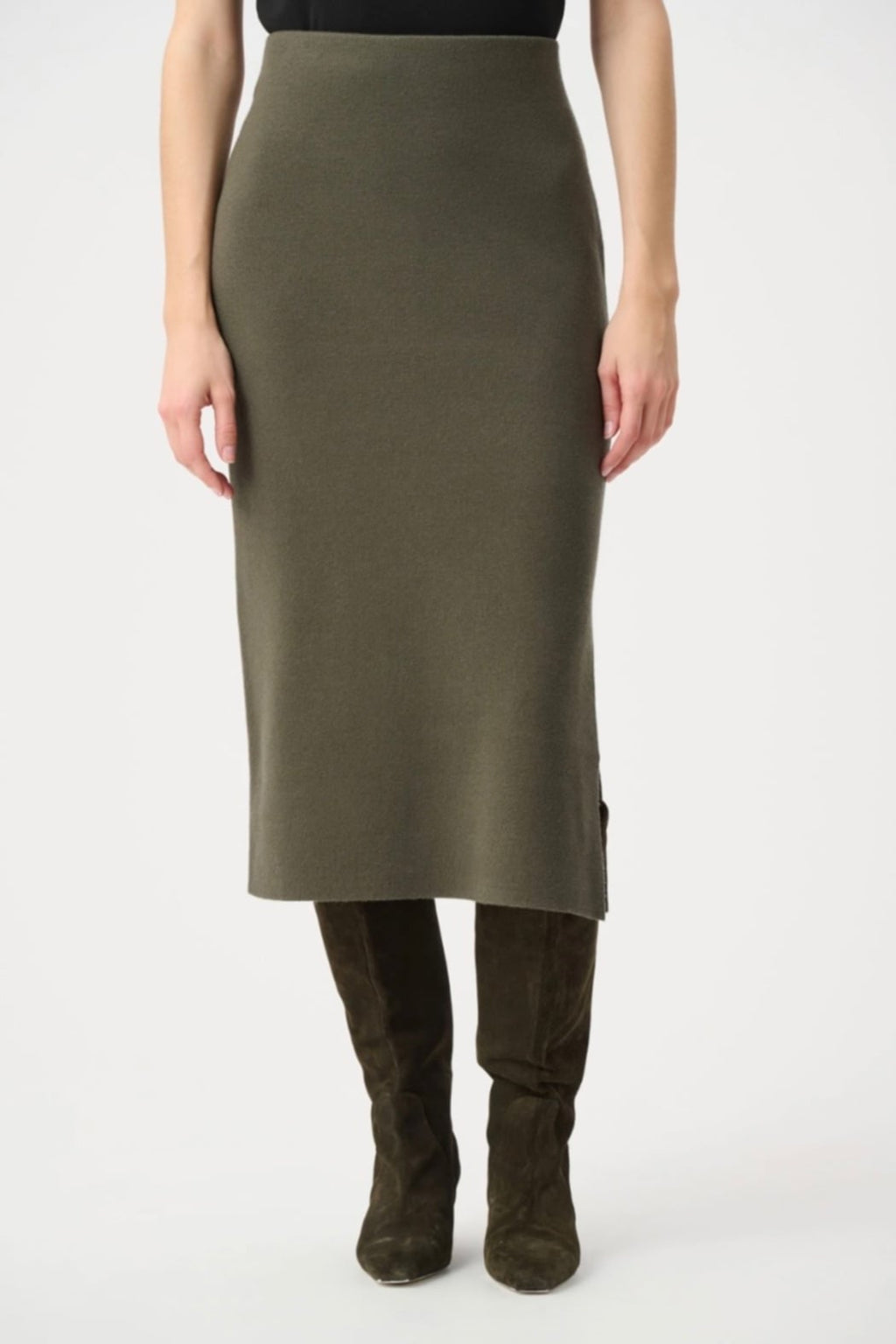 Sweater Knit Midi Skirt