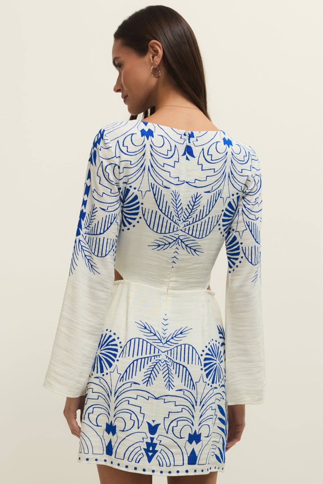 Tahina Palm Mini Dress