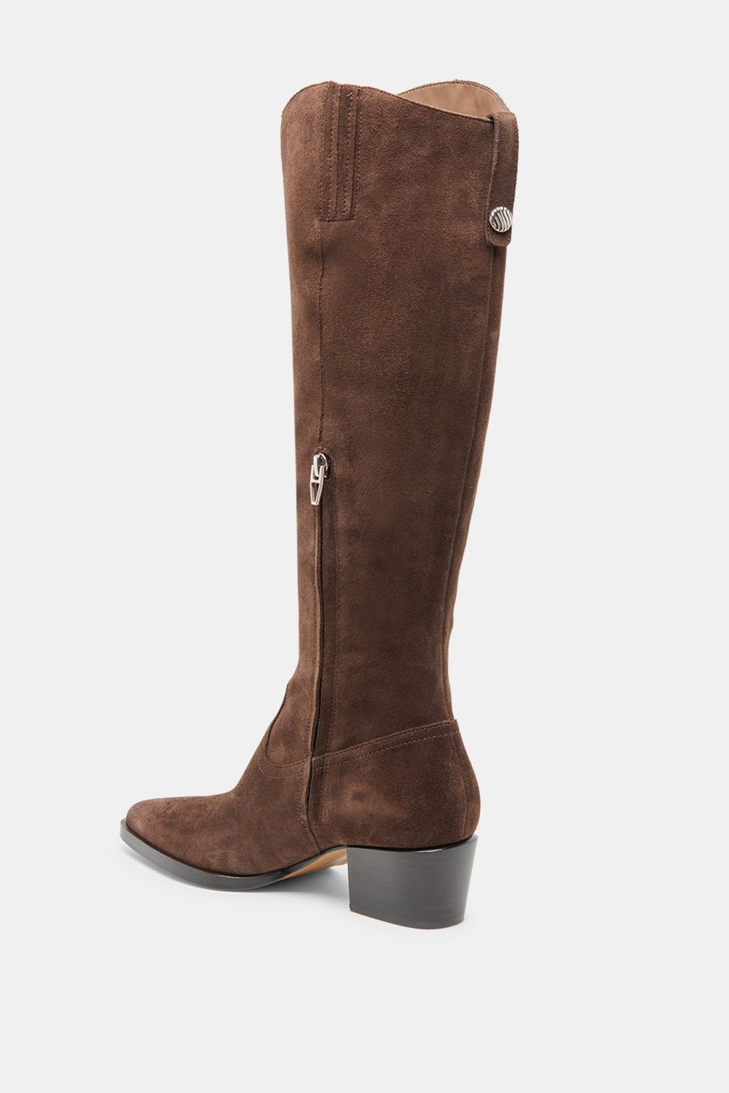 TALL BROWN SUEDE BOOT