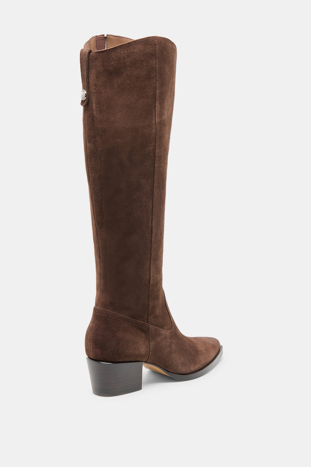 TALL BROWN SUEDE BOOT