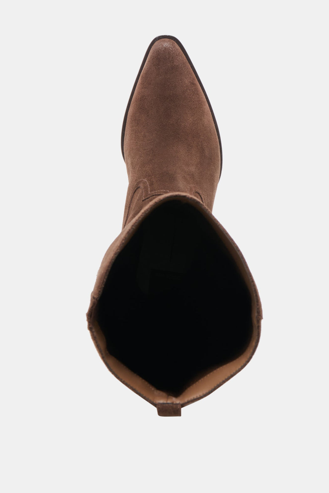 TALL BROWN SUEDE BOOT