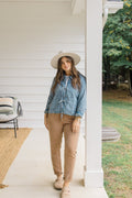 Tencel Tapered Pants