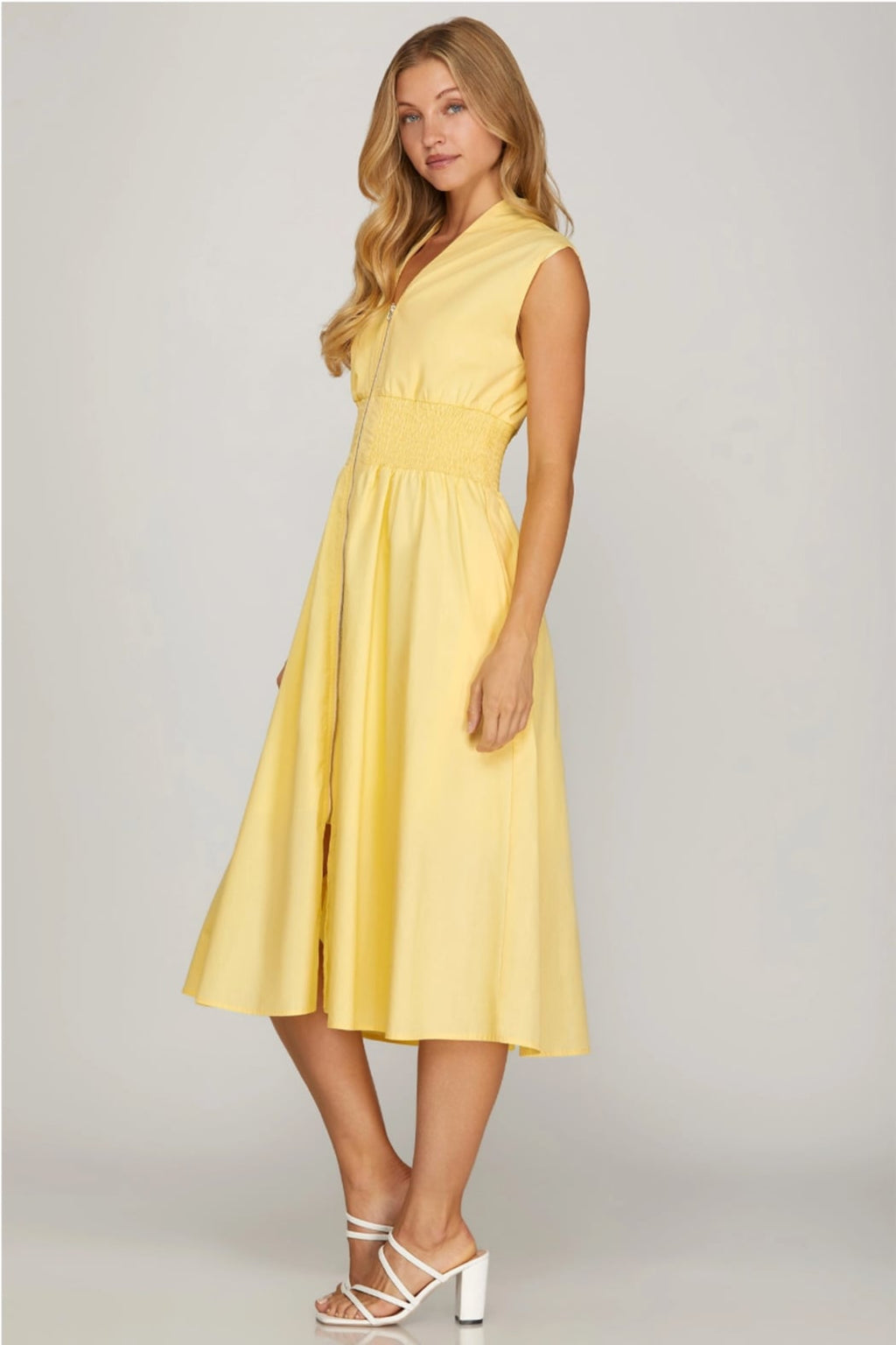 The Lemon Drop Midi Dress