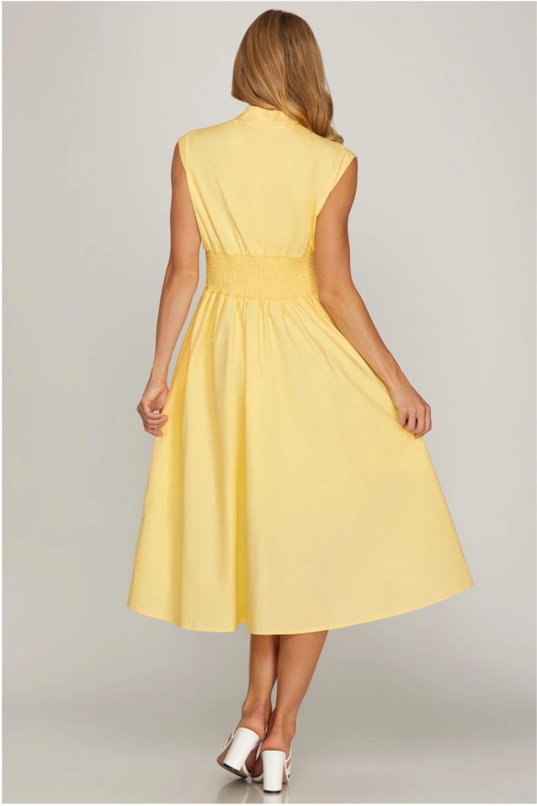 The Lemon Drop Midi Dress