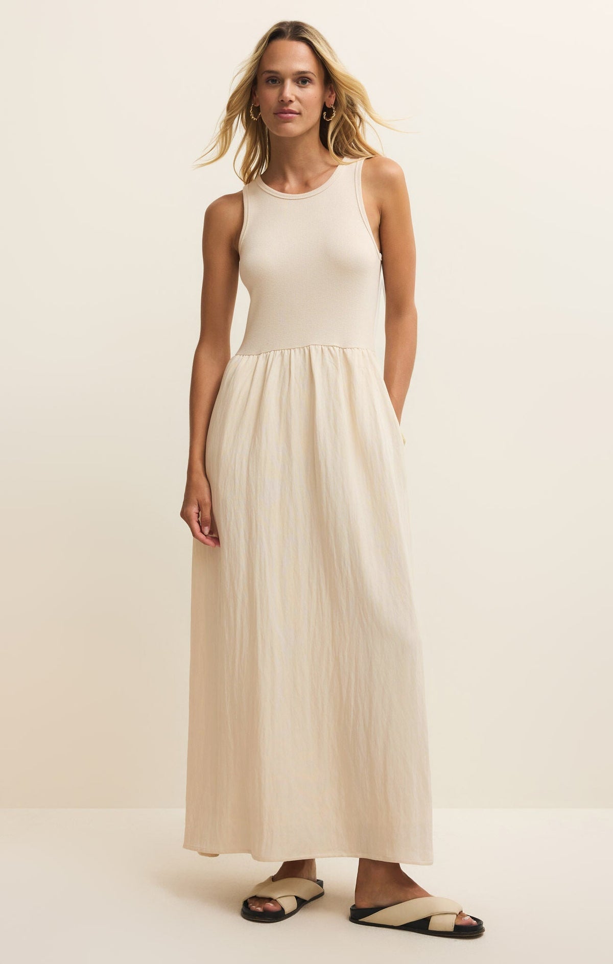 CHARLOTTE RIB MIDI DRESS *FS