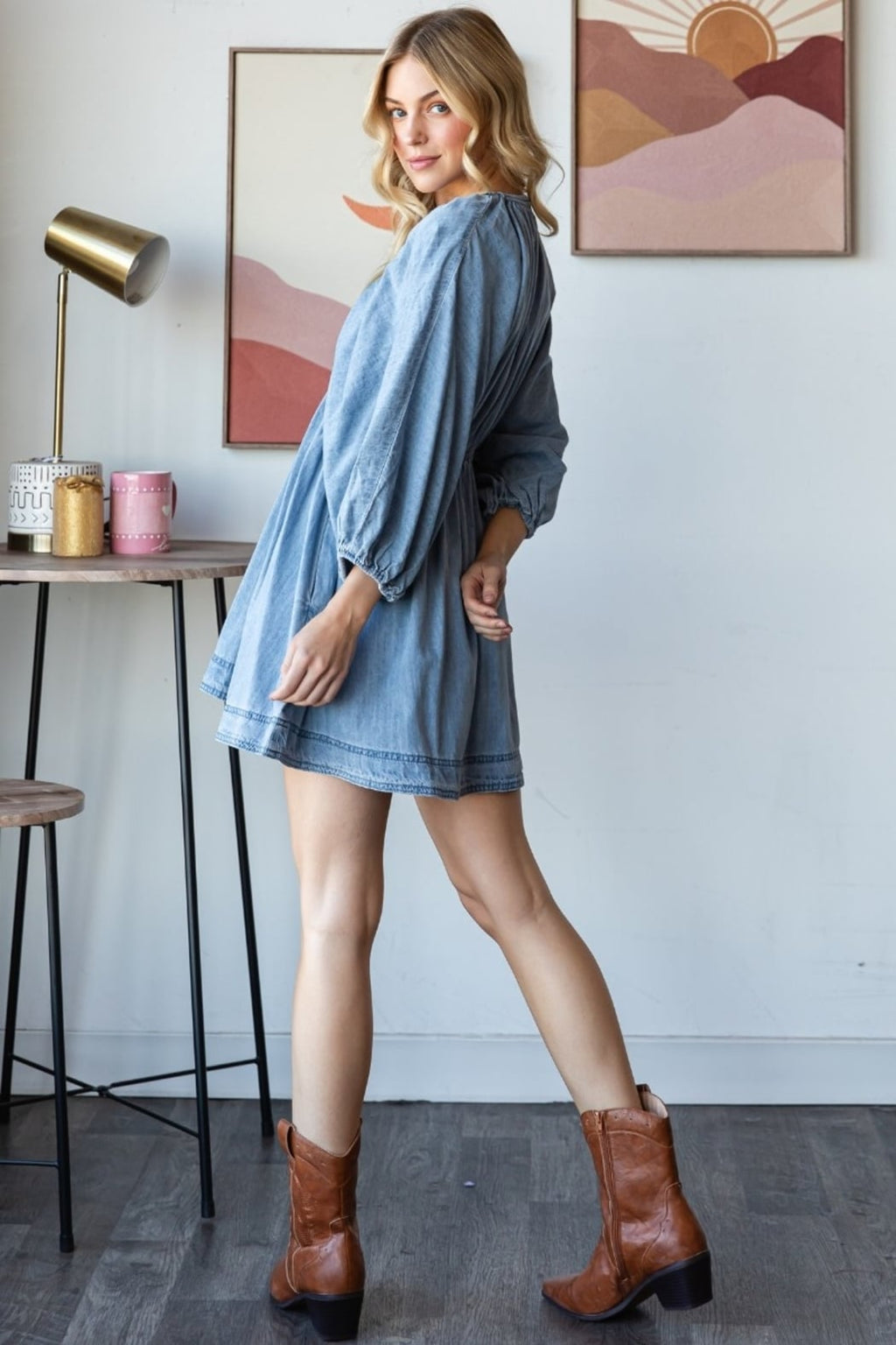 Mischa Blue Denim Dress