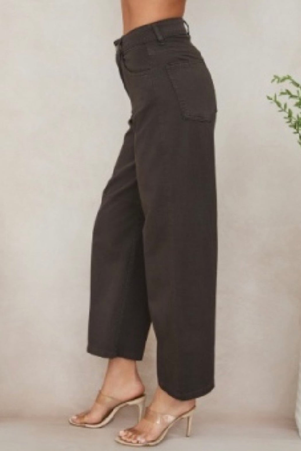 Wide Leg High Waist Barrel Pants