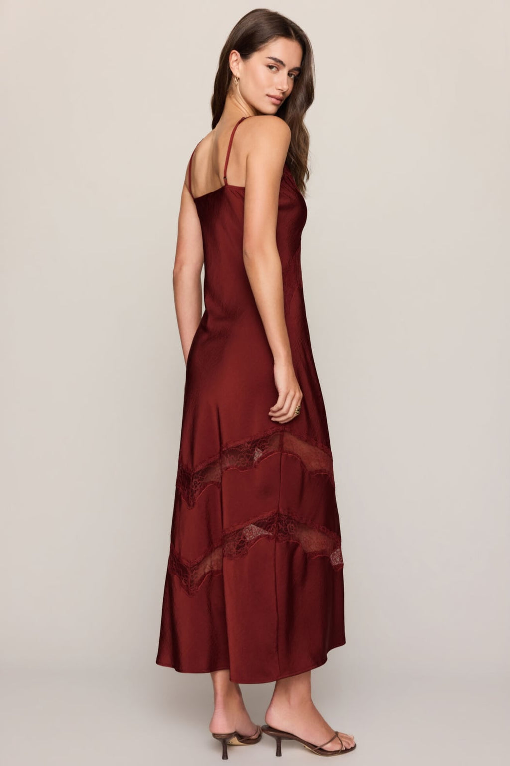 Z Supply Bruna Lace Inset Midi Dress
