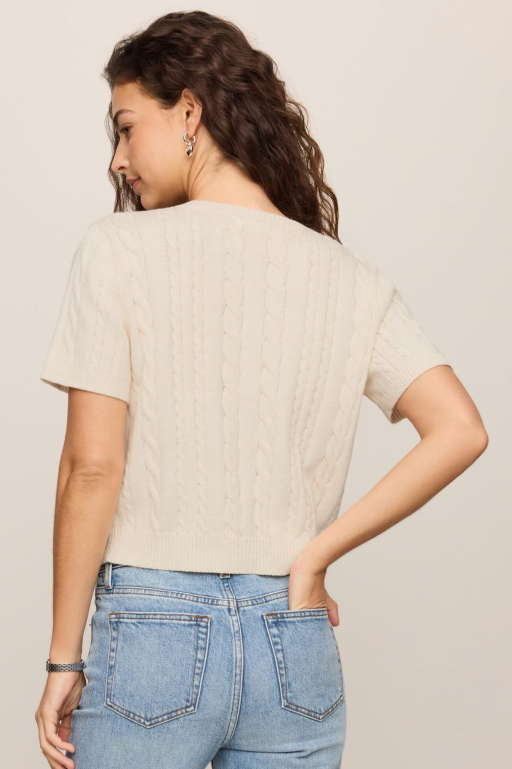 Z Supply Cera Cardigan Top in Cloud
