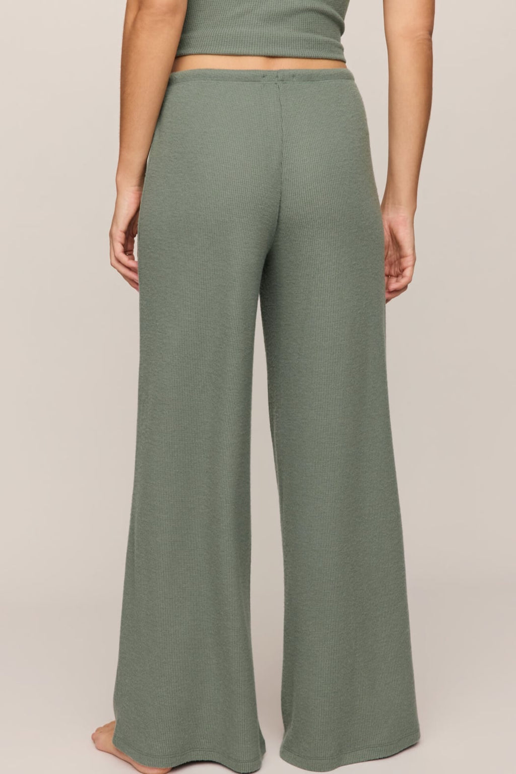 Z Supply Lounge Waffle Pant in Monstera