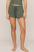 Z Supply Lounge Waffle Short in Monstera